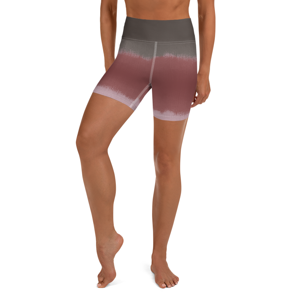 CRXWN | Drip or Dye Max 90 dqm bacon Acid Wash Ice Dye Yoga Shorts
