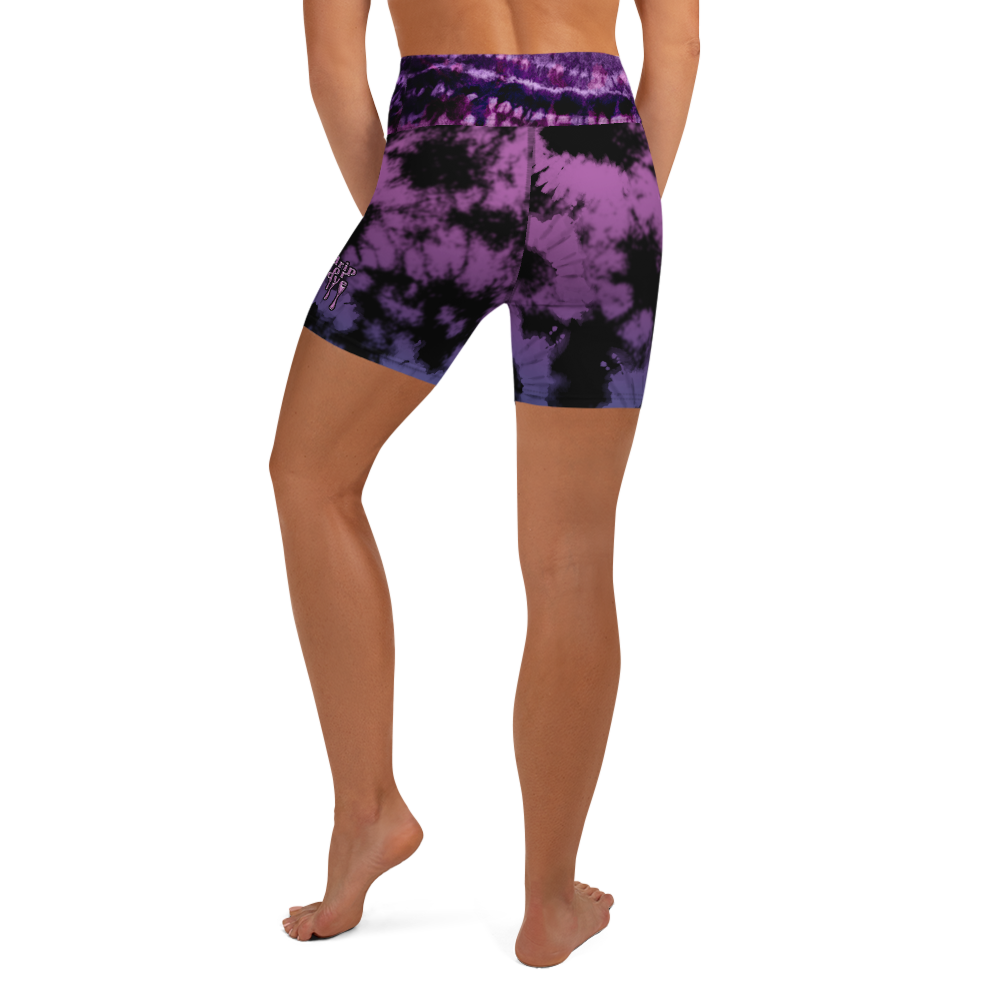 CRXWN | Drip or Dye Max 720 Bubble Pack HER Collection Acid Wash Tye Dye Yoga Shorts