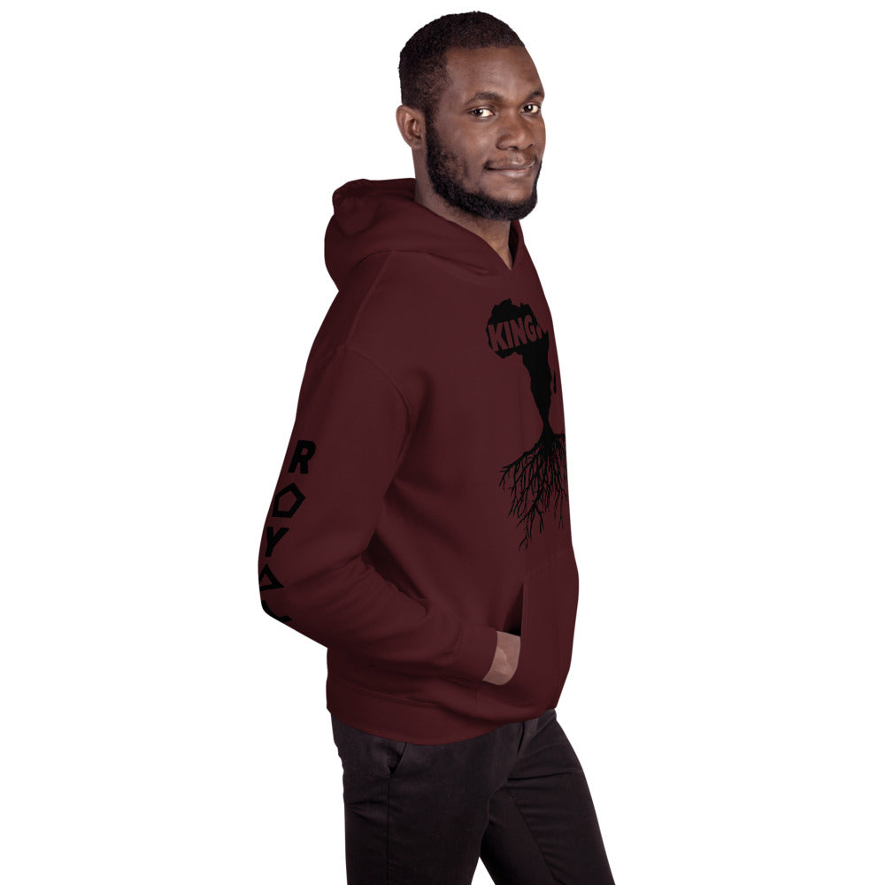 ROYAL. | Nu Afrique CRXWN and ROOTS | King Hoodie Black (3 VARIETIES)