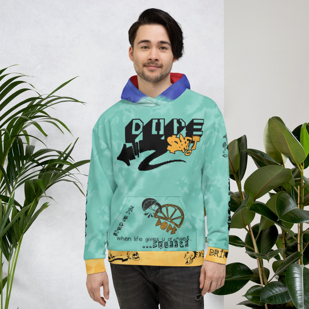 CRXWN | Drip or Dye Max 270 React Bauhaus Acid Wash UNISEX Hoodie
