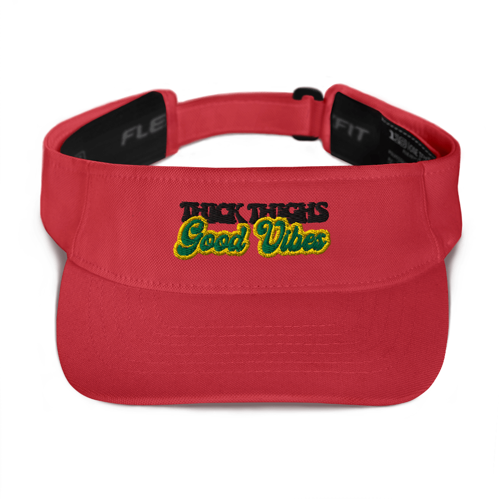 ROYAL WEAR | Empower Thick Thighs Good Vibes Trippy Super Retro Visor