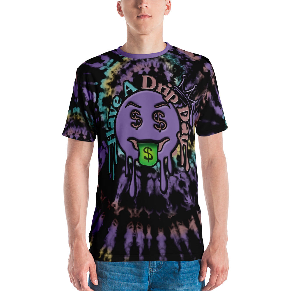 CRXWN | Drip or Dye Custom Tie Dye Crew Neck Jersey Tee Have a Drip Day