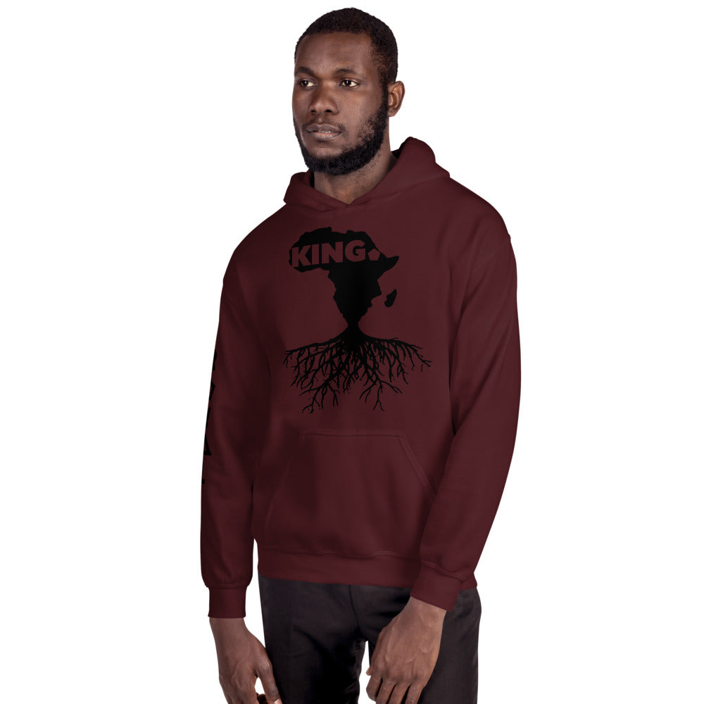 ROYAL. | Nu Afrique CRXWN and ROOTS | King Hoodie Black (3 VARIETIES)