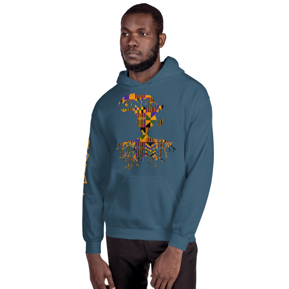 ROYAL. | Nu Afrique CRXWN and ROOTS | King Hoodie Kente (4 VARIETIES)