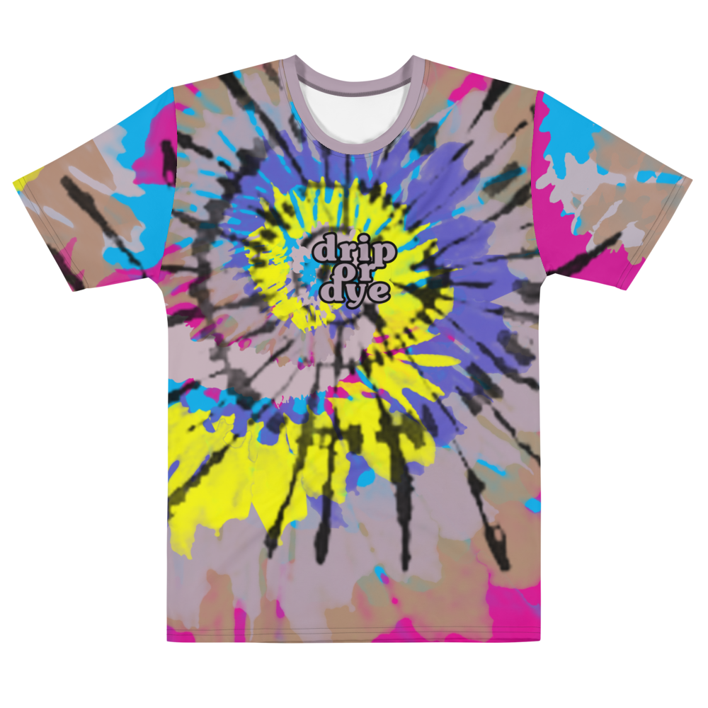 CRXWN | Drip or Dye Custom Tie Dye Crew Neck Jersey Tee