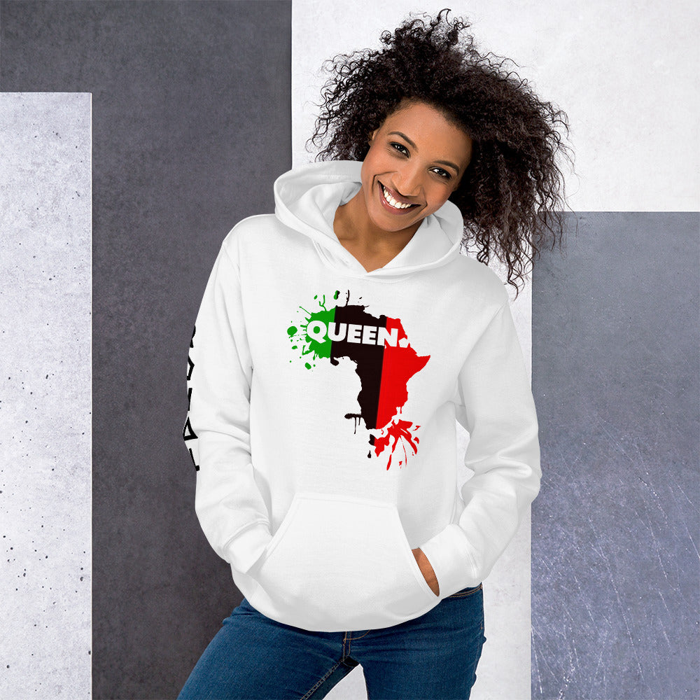 .R.O.Y.A.L. melanin magic CONSCIOUS QUEEN VARIETY UNISEX COLOR HOODIES