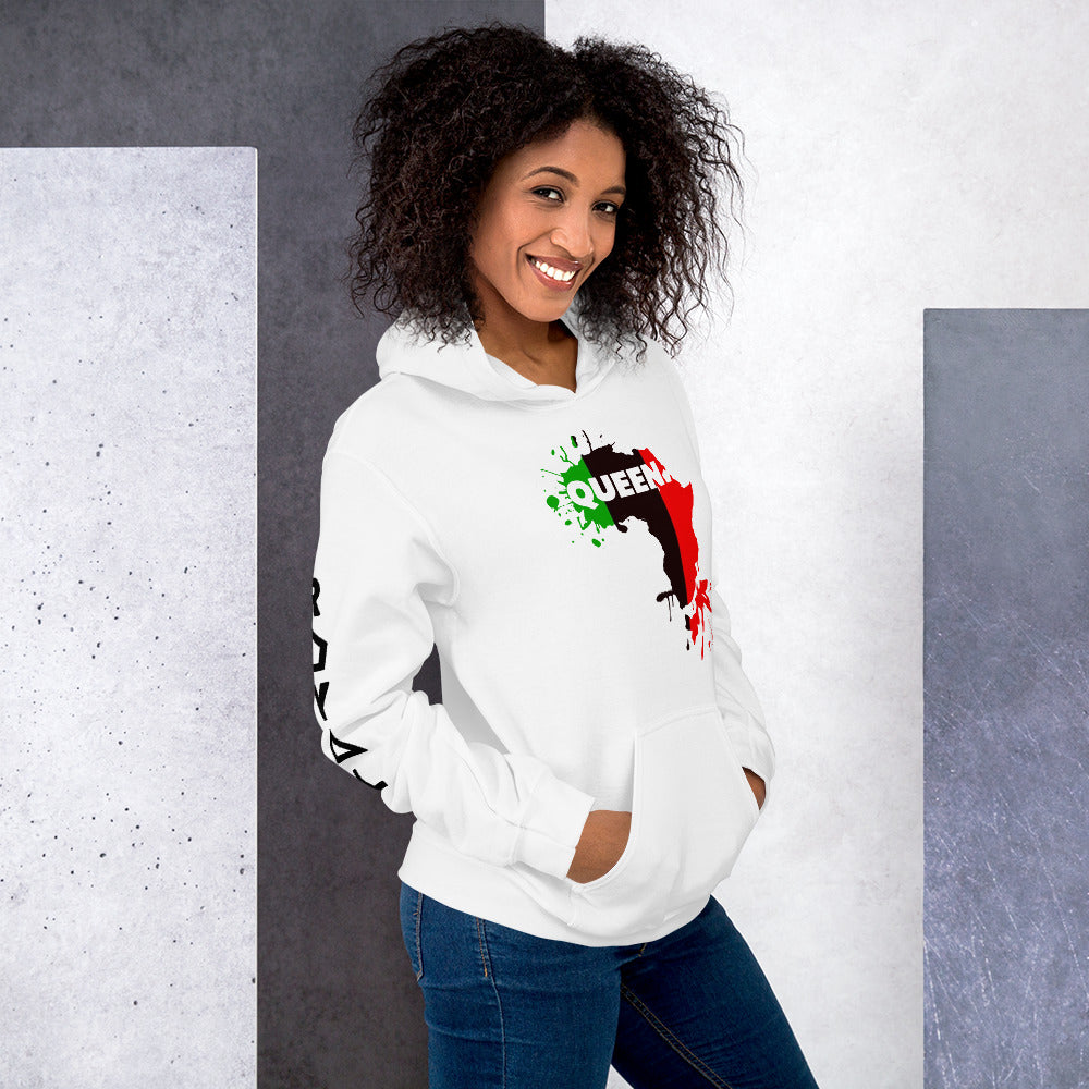 .R.O.Y.A.L. melanin magic CONSCIOUS QUEEN VARIETY UNISEX COLOR HOODIES