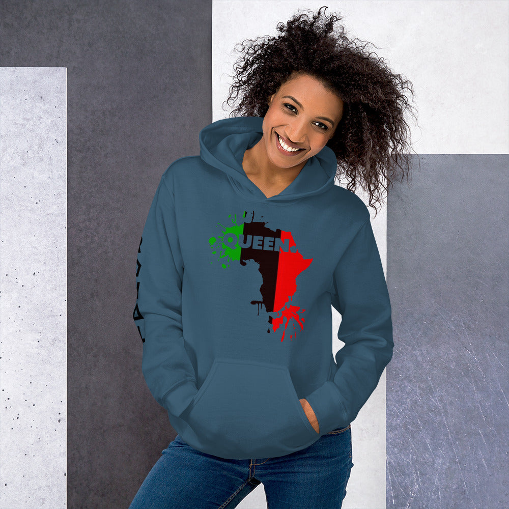 .R.O.Y.A.L. melanin magic CONSCIOUS QUEEN VARIETY UNISEX COLOR HOODIES