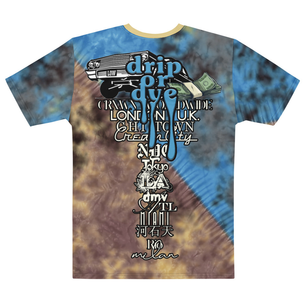 CRXWN | Drip or Dye Custom Tie Dye Crew Neck Jersey Tee Wotherspoon