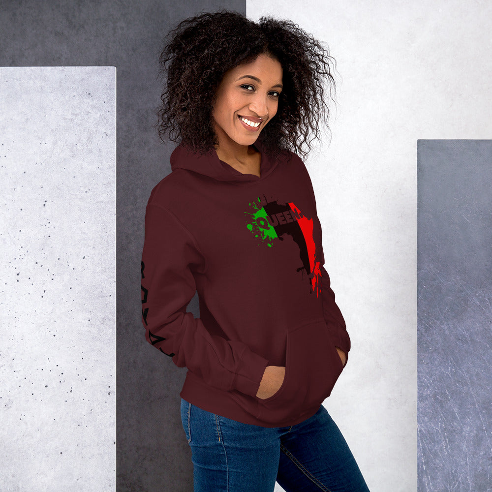 .R.O.Y.A.L. melanin magic CONSCIOUS QUEEN VARIETY UNISEX COLOR HOODIES