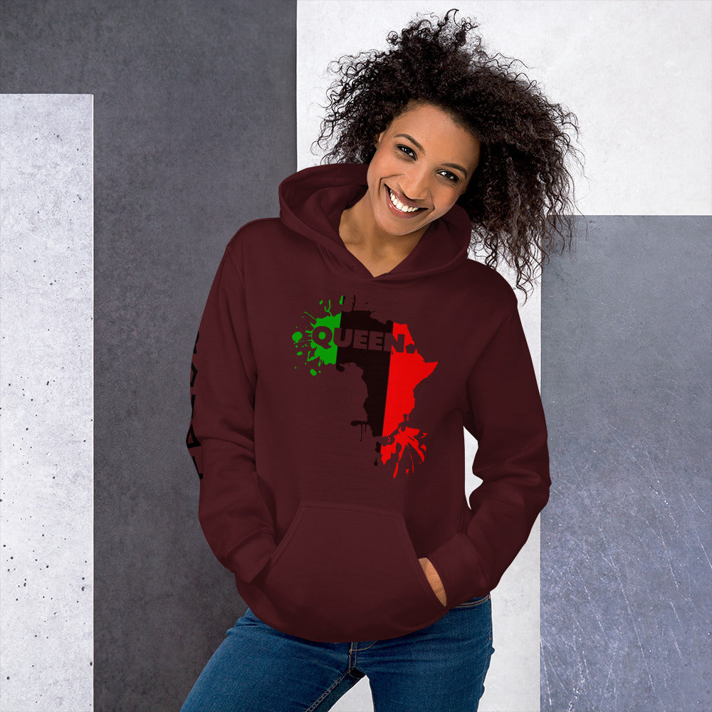 .R.O.Y.A.L. melanin magic CONSCIOUS QUEEN VARIETY UNISEX COLOR HOODIES