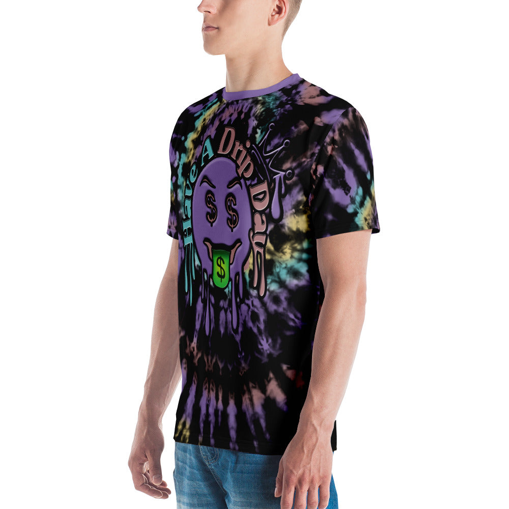 CRXWN | Drip or Dye Custom Tie Dye Crew Neck Jersey Tee Have a Drip Day