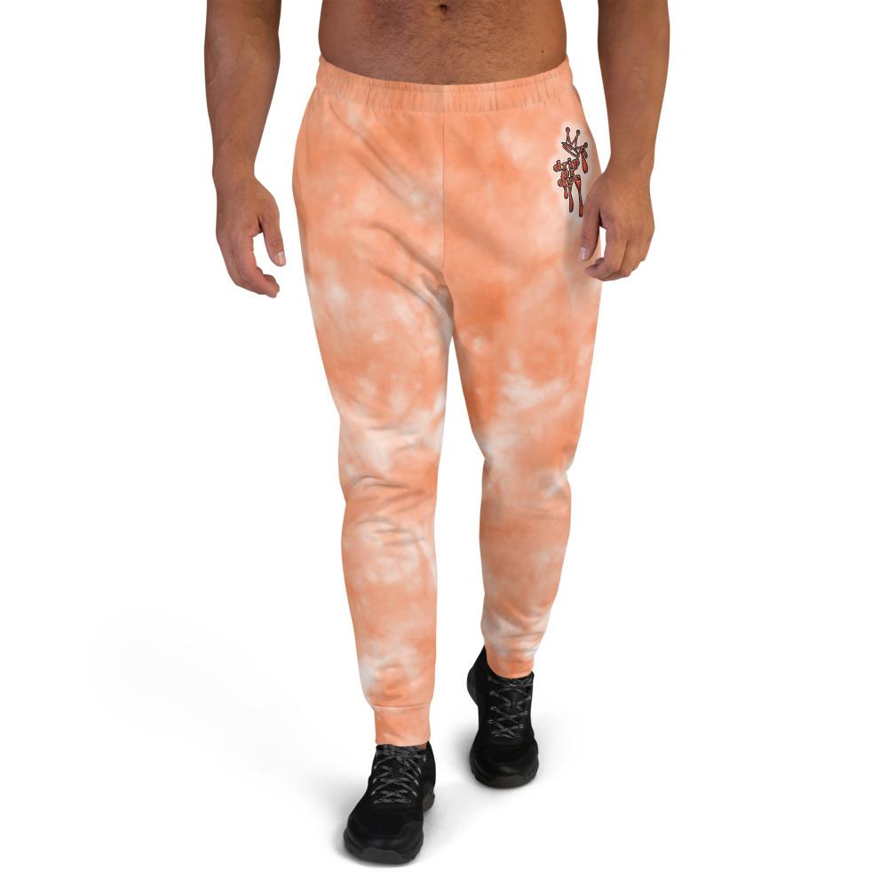 CRXWN | Drip or Dye Daybreak Vegas Gold College Orange Ice Dye UNISEX Jogger Hearts Around the World Live Love Laugh