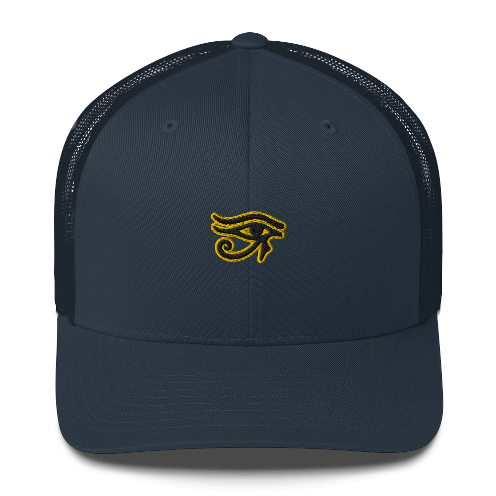 ROYAL. | Urban Resort | Conscious Culture Eye of Ra Crxwn Retro Trucker Cap HONEYCOMB 7 VARIETIES