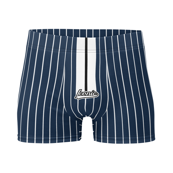 ROYAL Team Iconic. Athletix Boi Briefs Pinstripe Navy and Wh