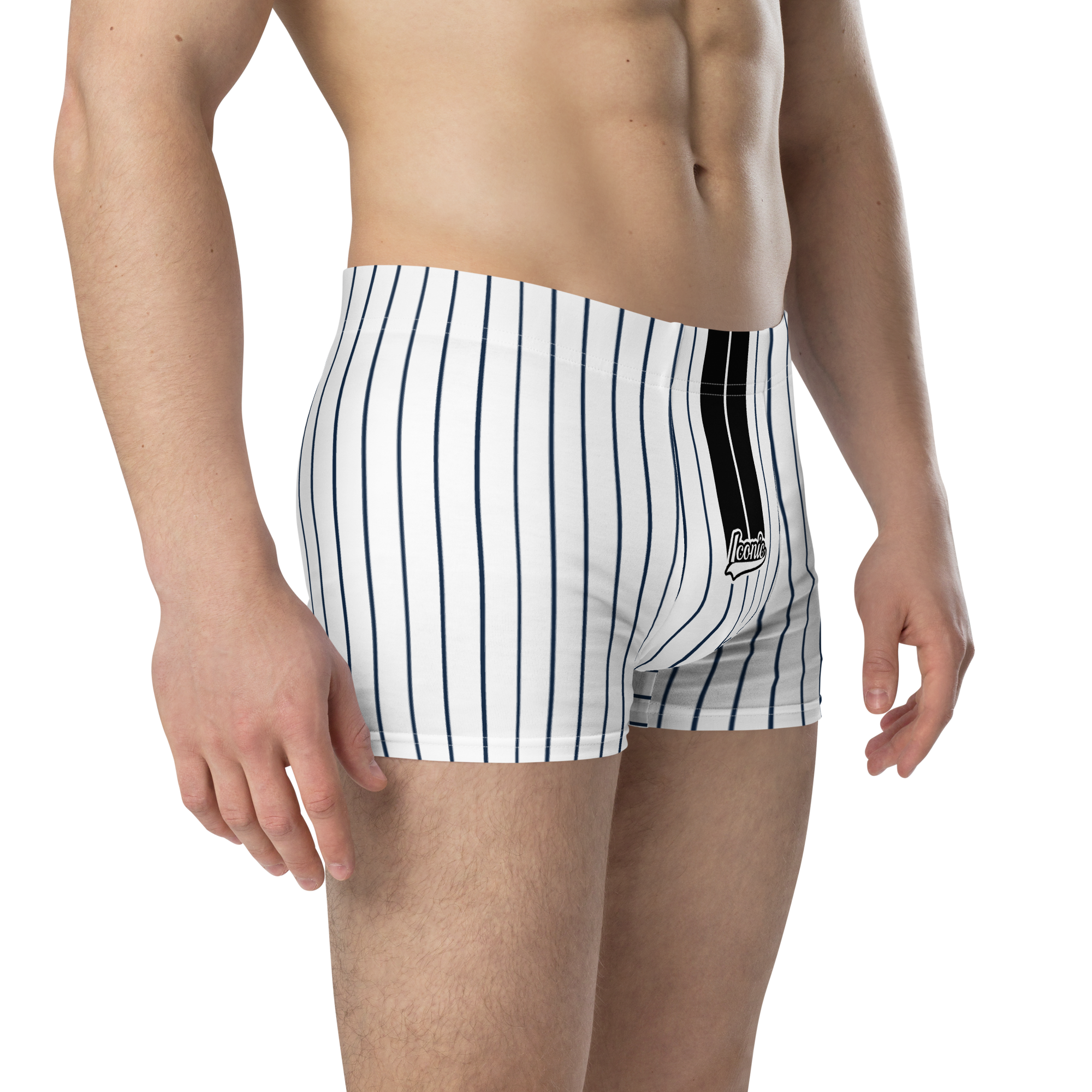 ROYAL Team Iconic. Athletix Boi Briefs Pinstripe Wh and Navy