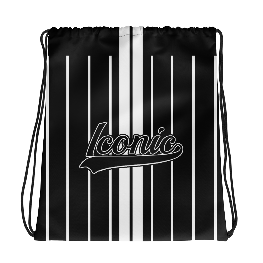 ROYAL Team Iconic. Toy Bag Pinstripe Blk and White
