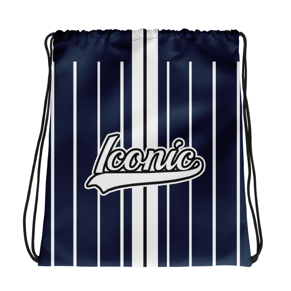 ROYAL Team Iconic. Toy Bag Pinstripe Navy and Wh