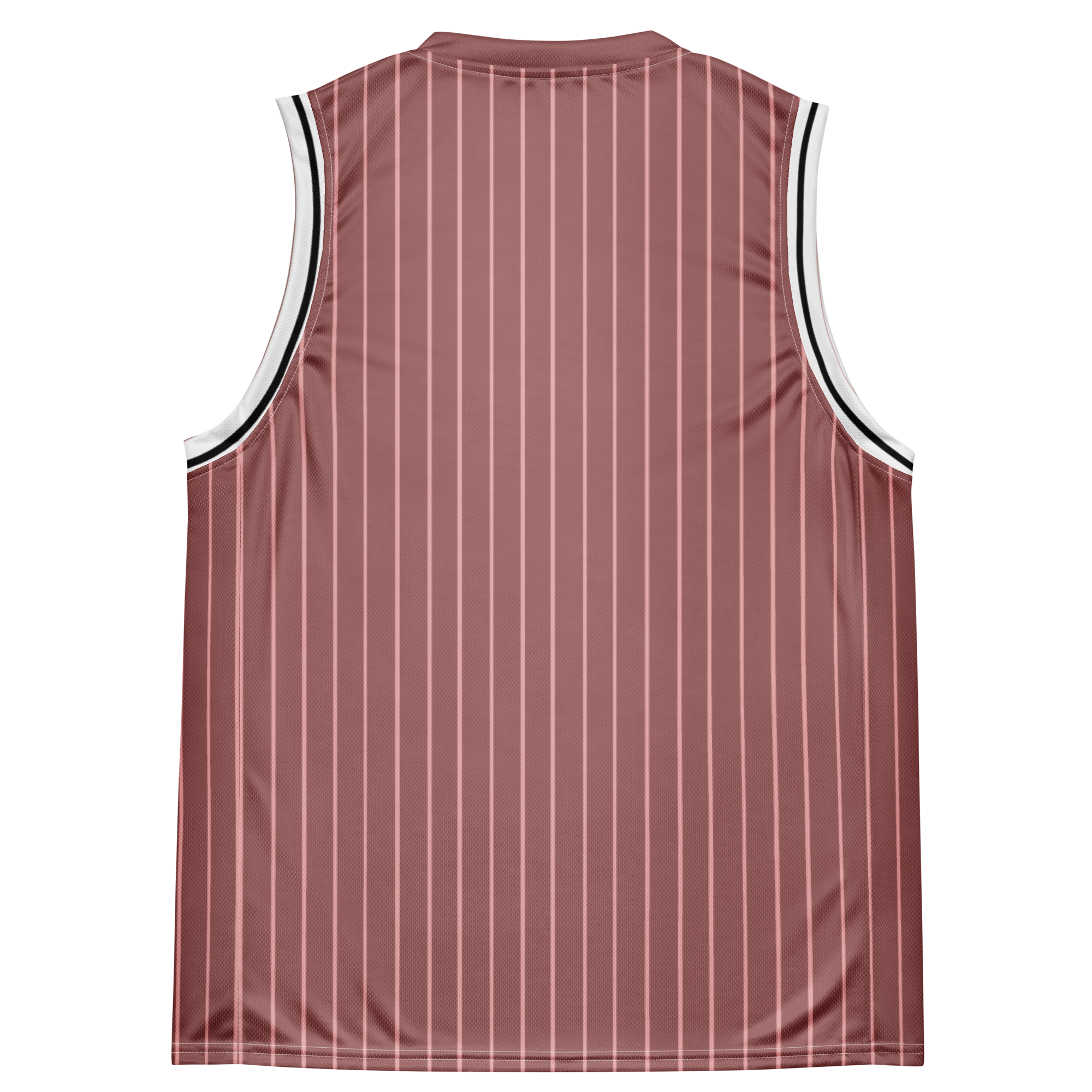 ROYAL Team Iconic. unisex basketball jersey Pinstripe Rose Gold and Powder Pink