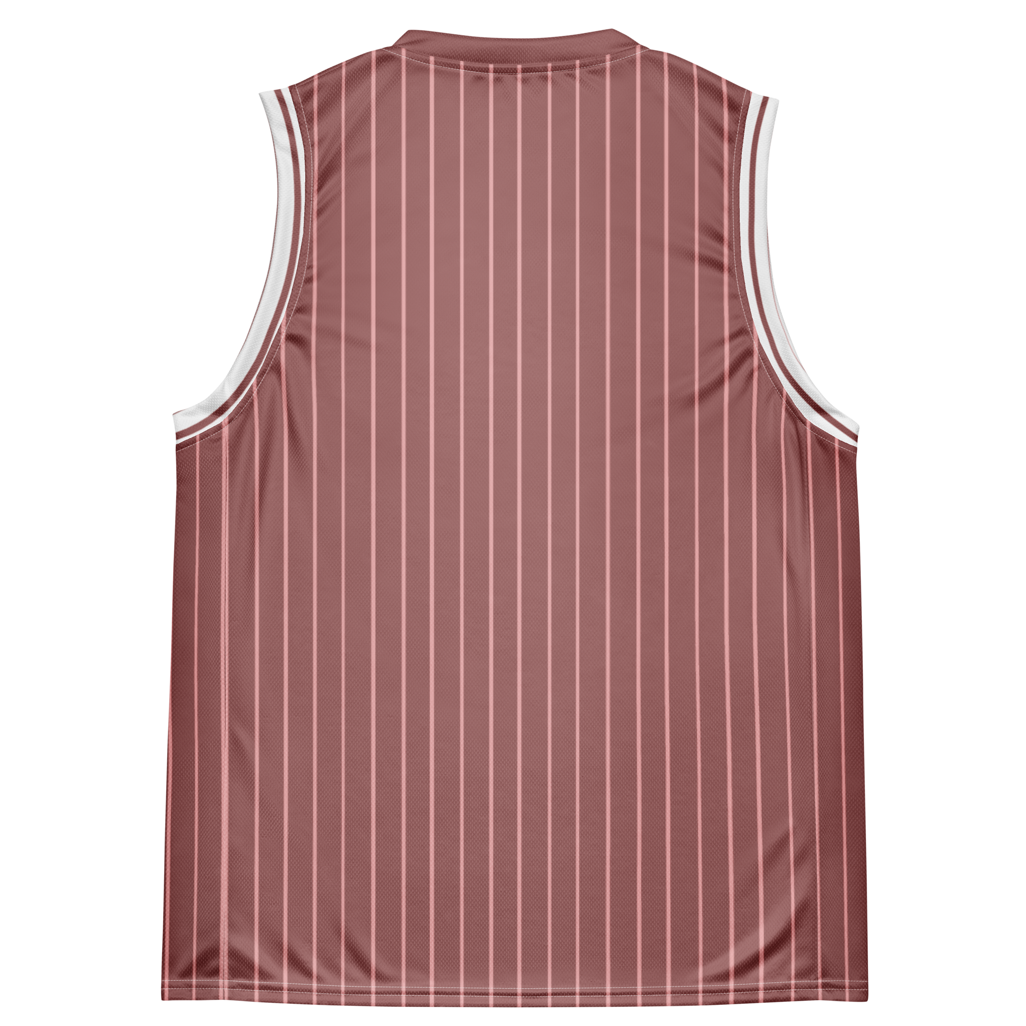 ROYAL Team Iconic. unisex basketball jersey Pinstripe Rose Gold and Powder Pink