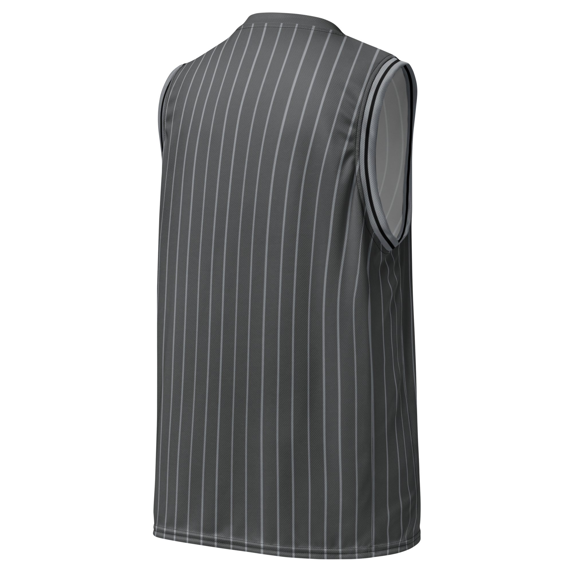 ROYAL Team Iconic. unisex basketball jersey Pinstripe 50 Shades Deep Dusk and Cool Grey