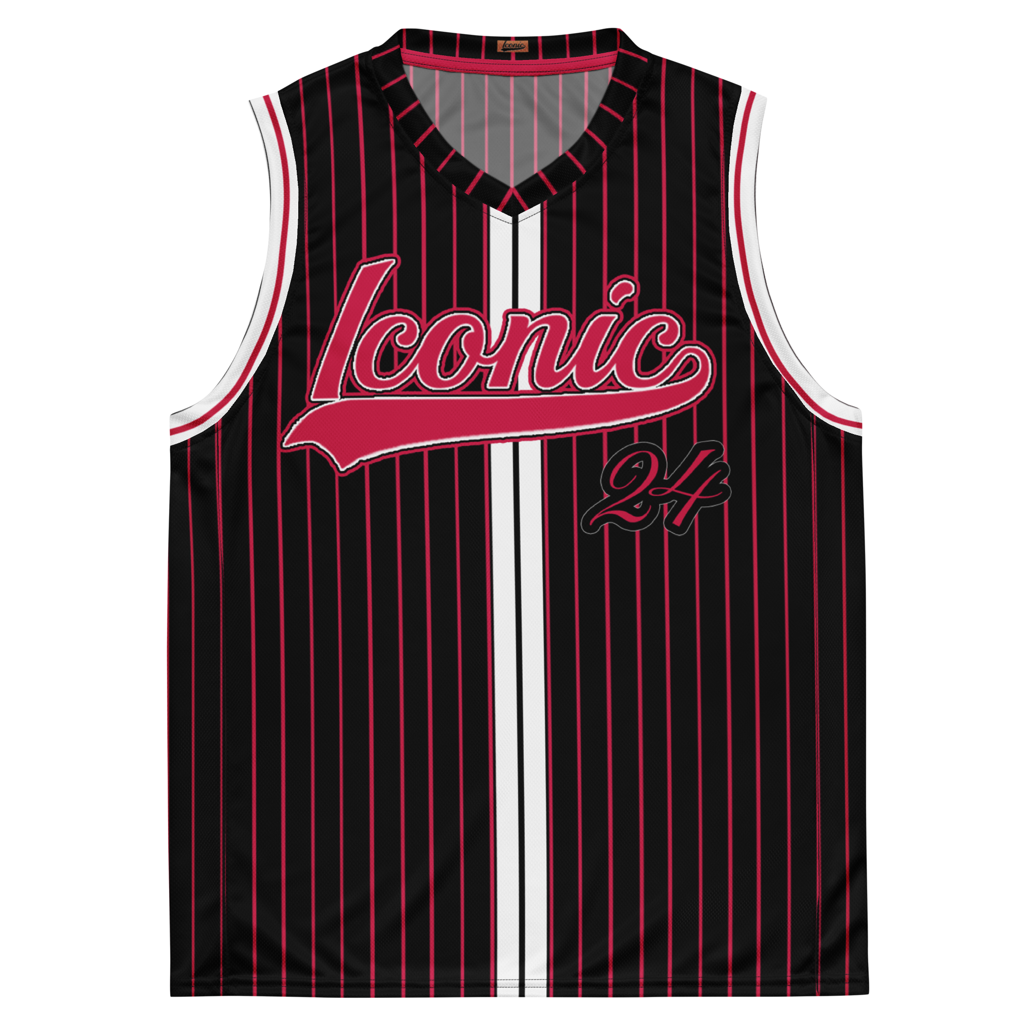 ROYAL Team Iconic. unisex basketball jersey Pinstripe