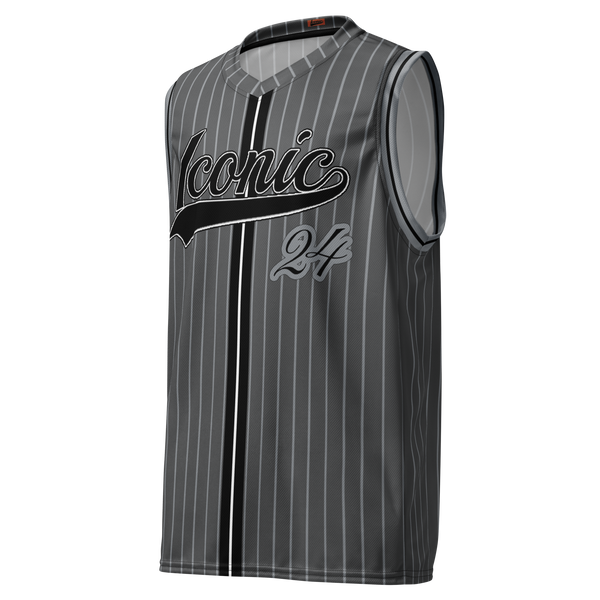 ROYAL Team Iconic. unisex basketball jersey Pinstripe ROYAL Team Iconic. unisex basketball jersey Pinstripe 50 Shades Deep Dusk and Cool Grey