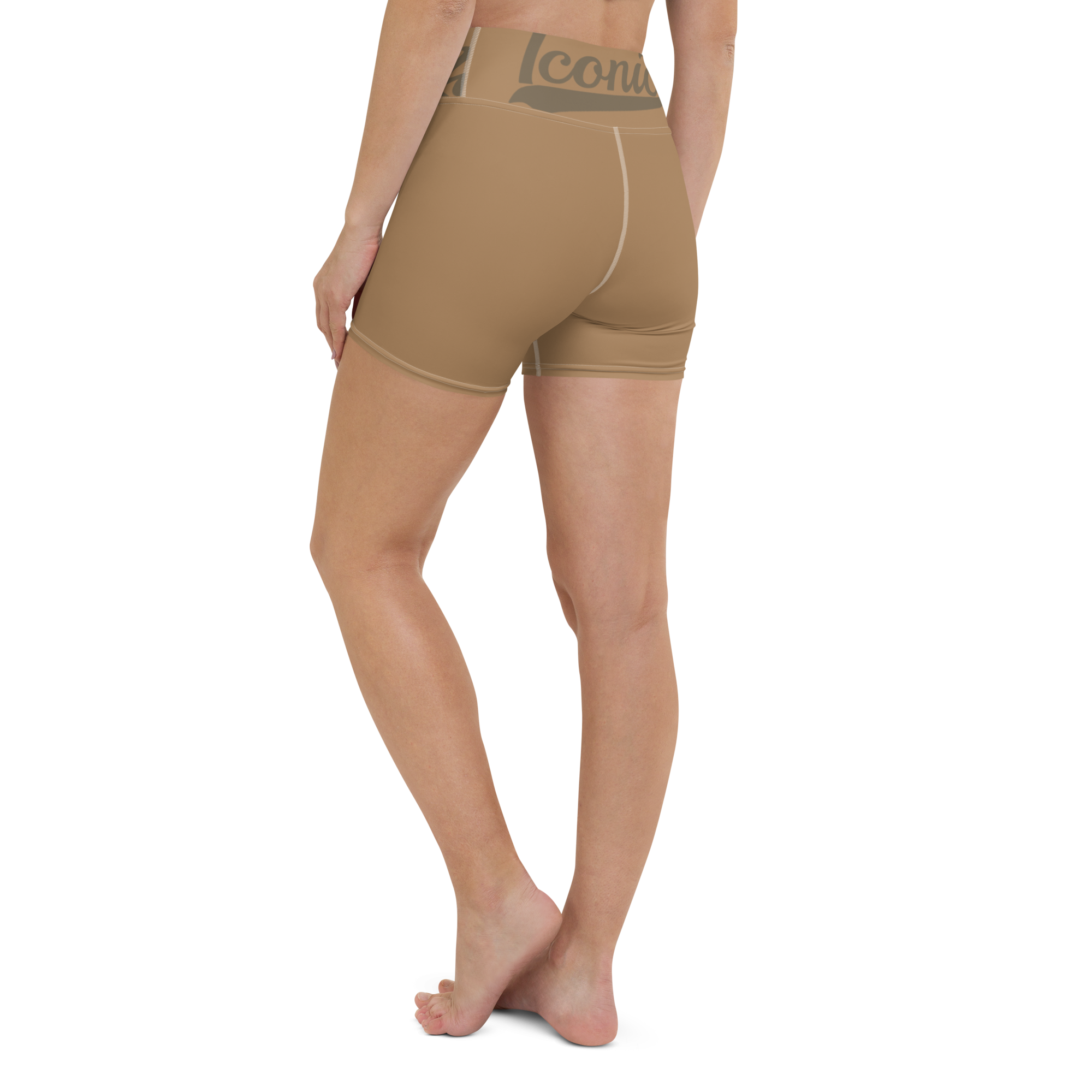 ROYAL Team Iconic. Athletix Yoga Shorts Color Story Yoga Intimate Cream Tan