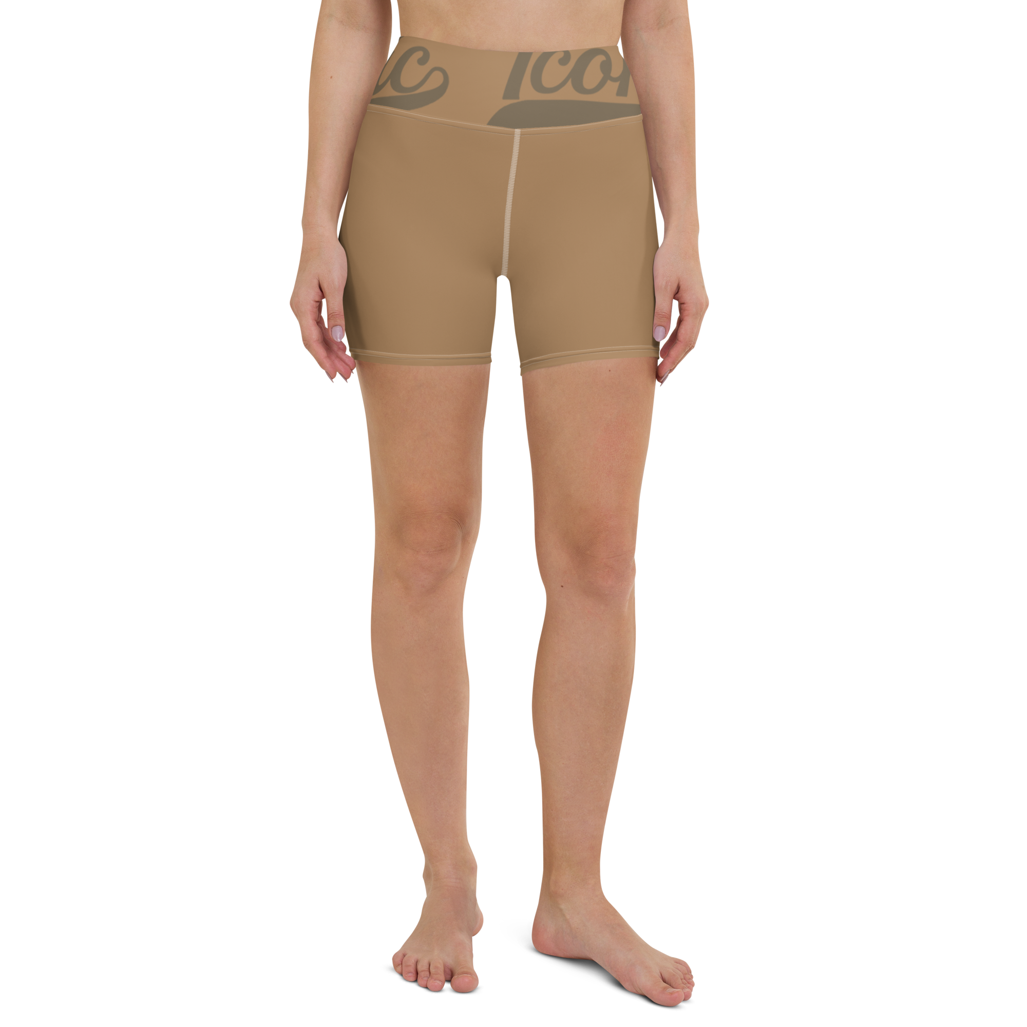 ROYAL Team Iconic. Athletix Yoga Shorts Color Story Yoga Intimate Cream Tan