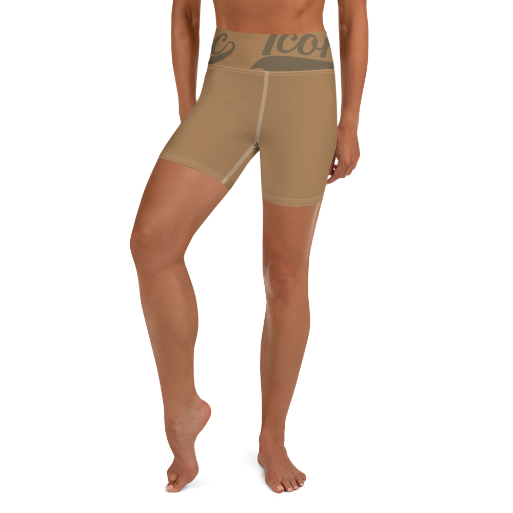 ROYAL Team Iconic. Athletix Yoga Shorts Color Story Yoga Intimate Cream Tan