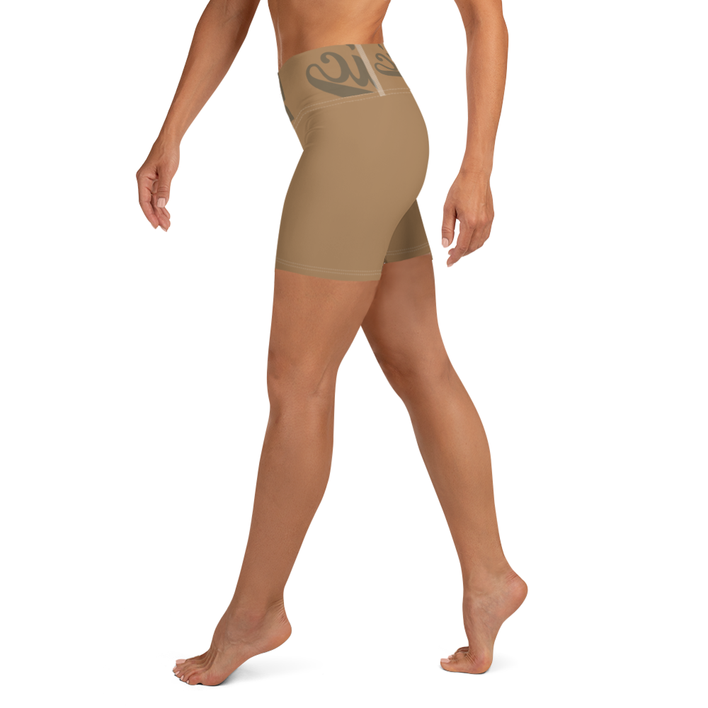 ROYAL Team Iconic. Athletix Yoga Shorts Color Story Yoga Intimate Cream Tan