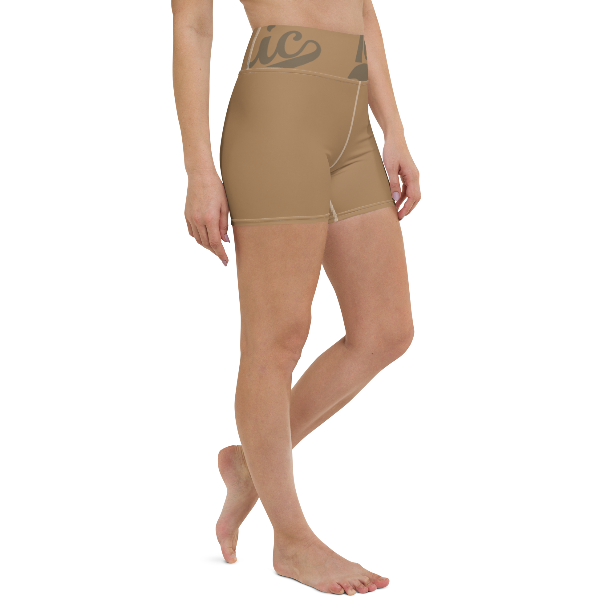 ROYAL Team Iconic. Athletix Yoga Shorts Color Story Yoga Intimate Cream Tan