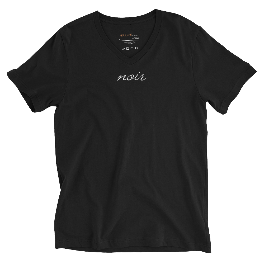 NOIR Unisex Short Sleeve V-Neck T-Shirt