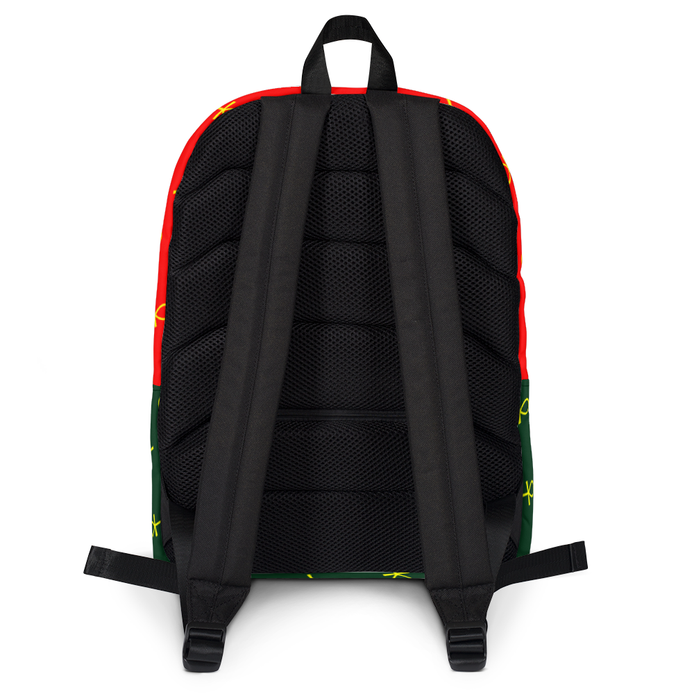 ROYAL. | Ra Pack Lightweight Backpack with hidden Pocket Nu Being All-Over Ankh