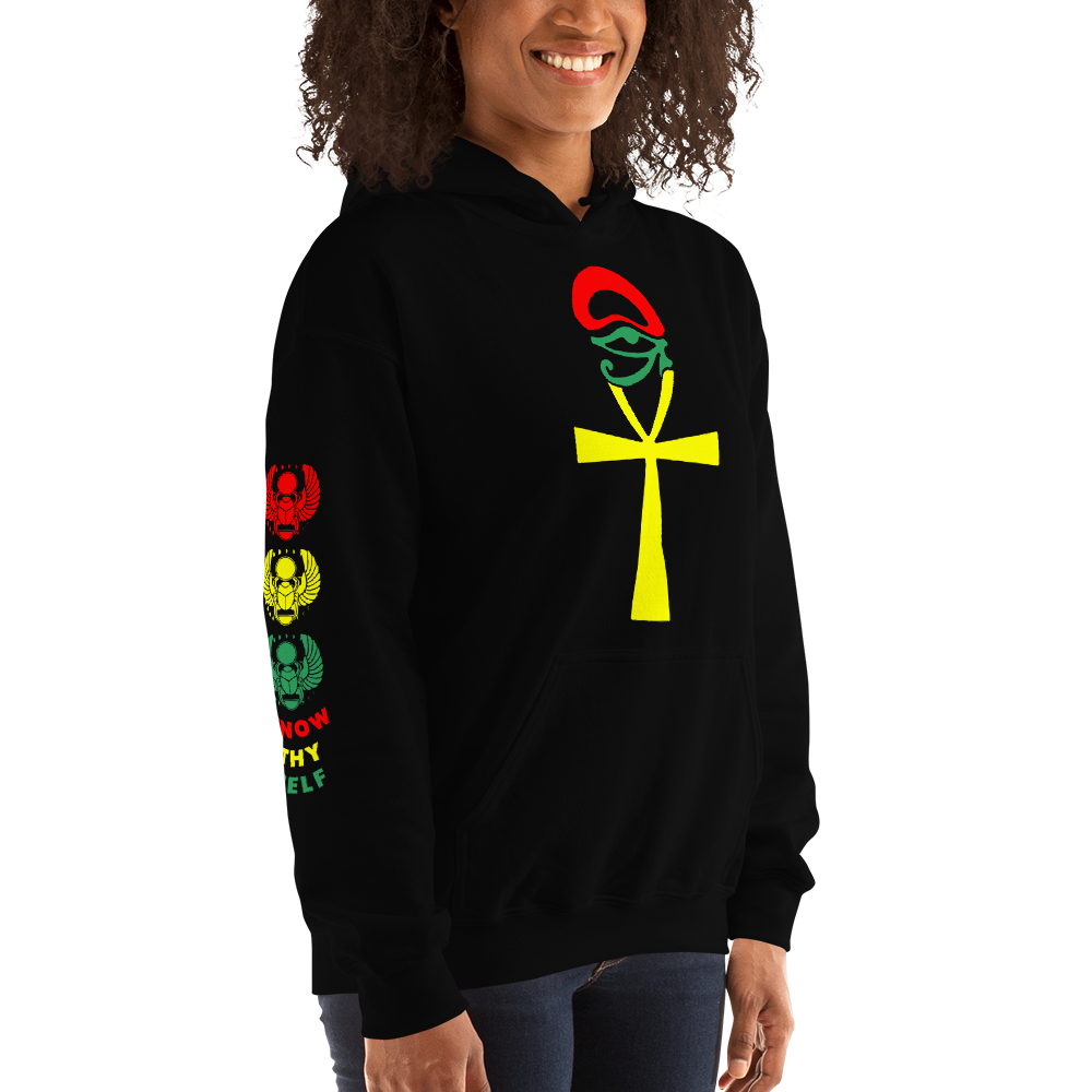 ROYAL. | Urban Resort | KNOW THYSELF ANKH & EYE Unisex Heavy Blend Hoodie & Tee Variety NU AFRIQUE