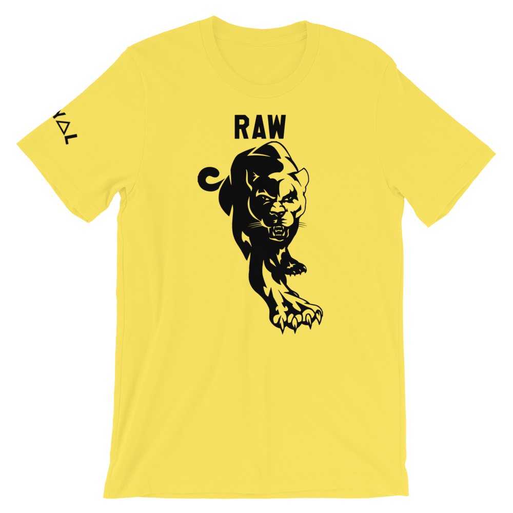 ROYAL. | Graf It Tee | Guerilla Raw Panther Royal Tee UNISEX Yellow
