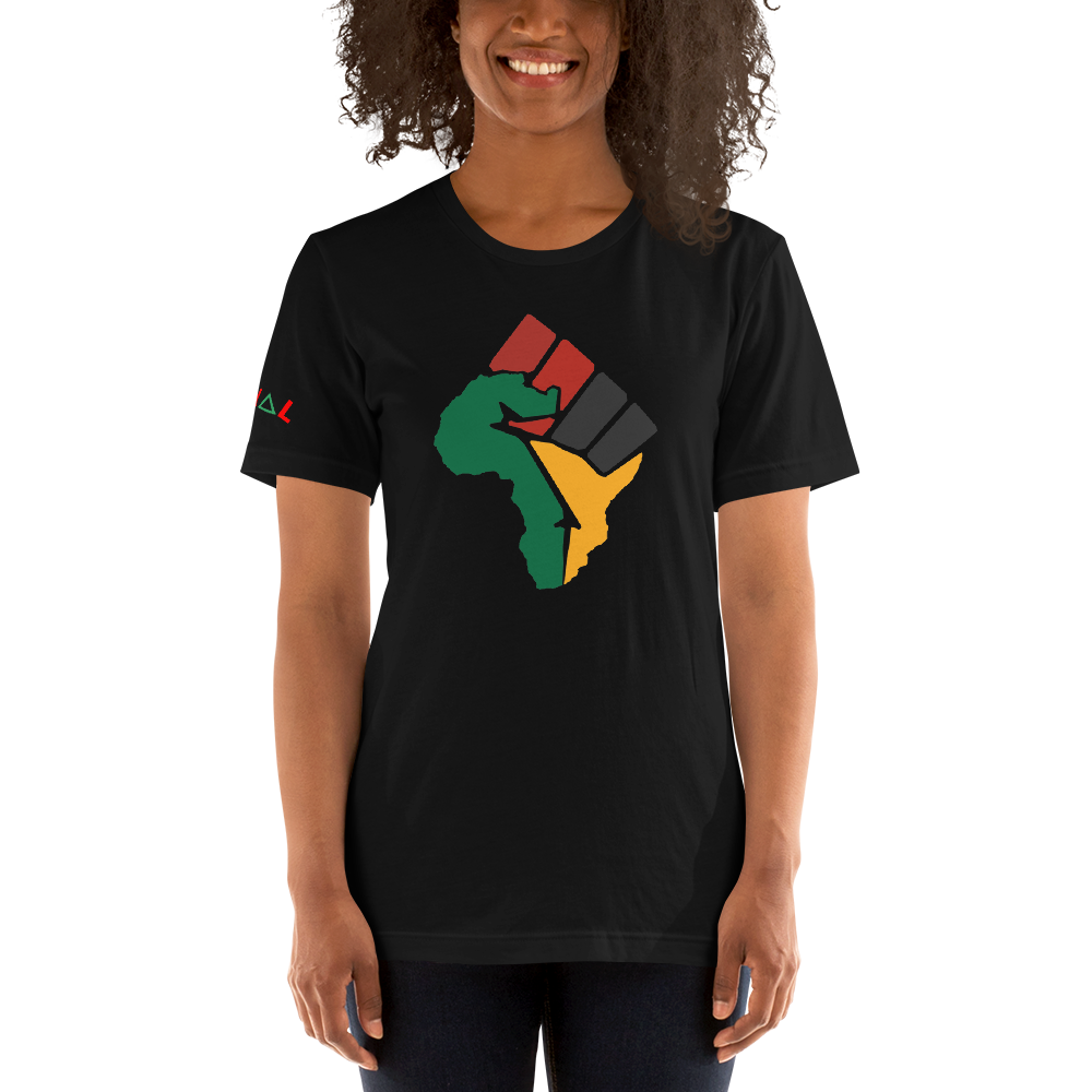 ROYAL. WEAR | Afro Fist Afrique Equality Fist unisex tee