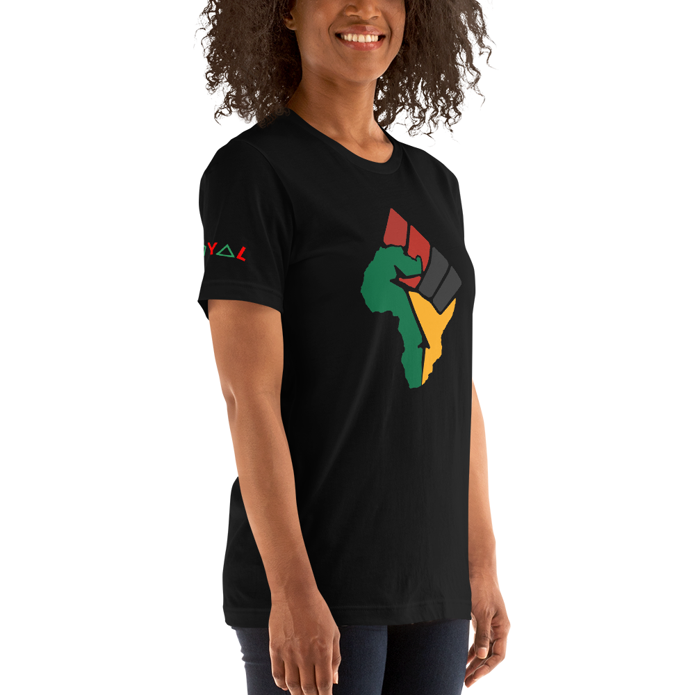 ROYAL. WEAR | Afro Fist Afrique Equality Fist unisex tee