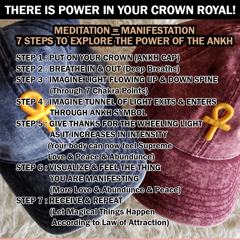 ROYAL. ankh cap DISTRESS 4 COLOR Options