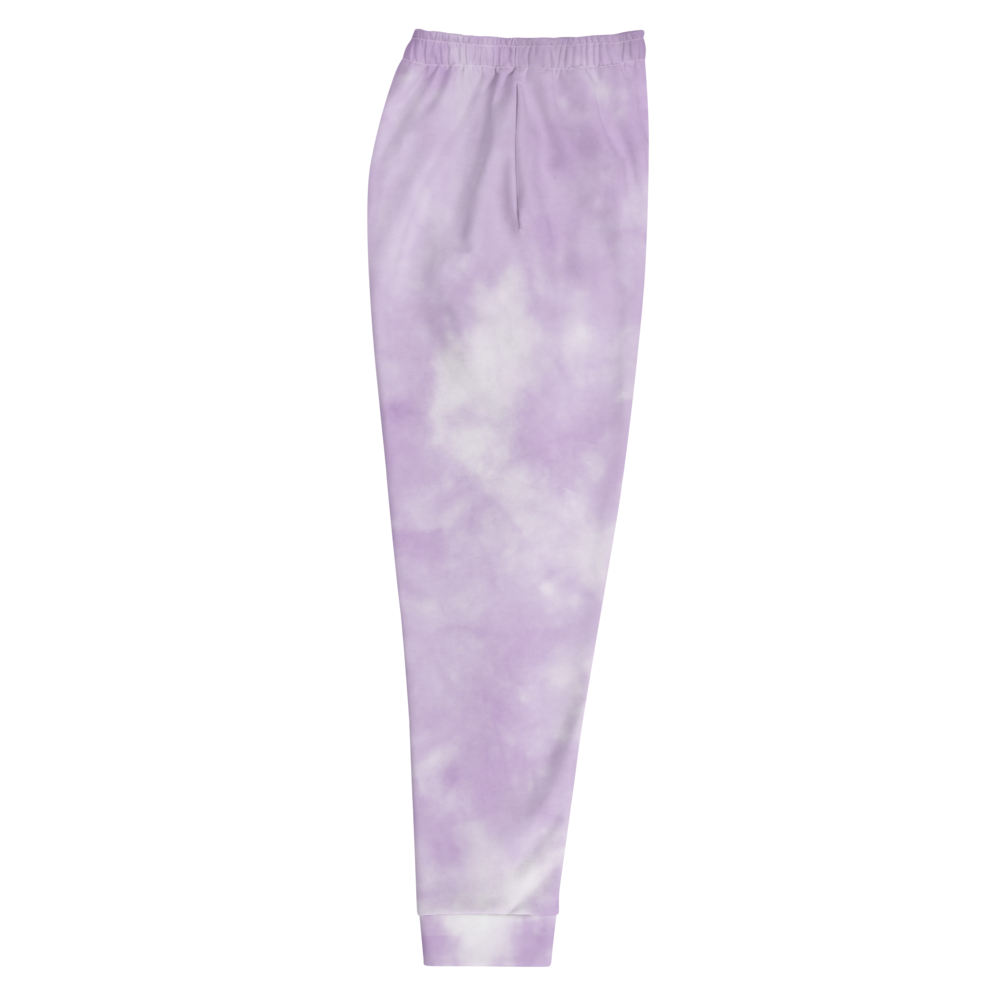 CRXWN | Drip or Dye Violet Photon Dust Ice Dye UNISEX Jogger Hearts Around the World Live Love Laugh