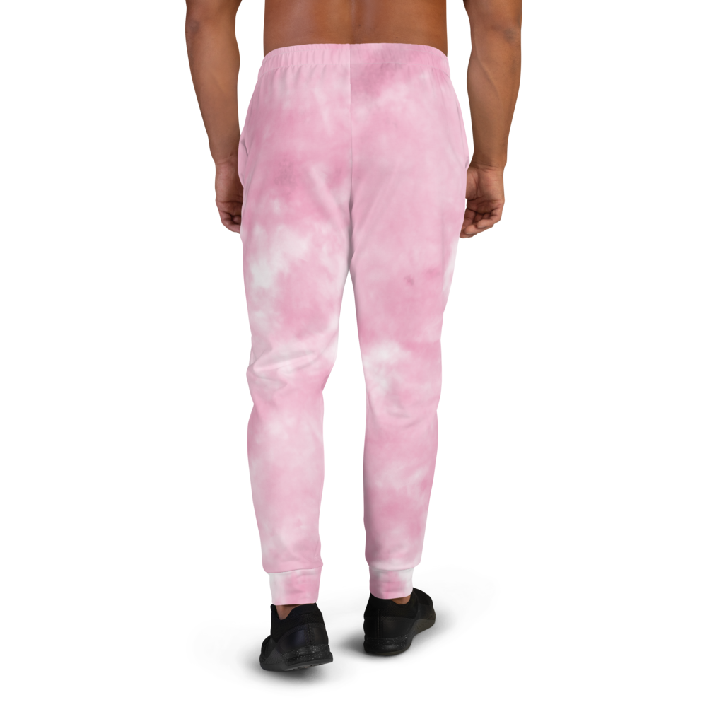 CRXWN | Drip or Dye Miami Nights Pink Foam Ice Dye UNISEX Joggers Hearts Around the World Live Love Laugh