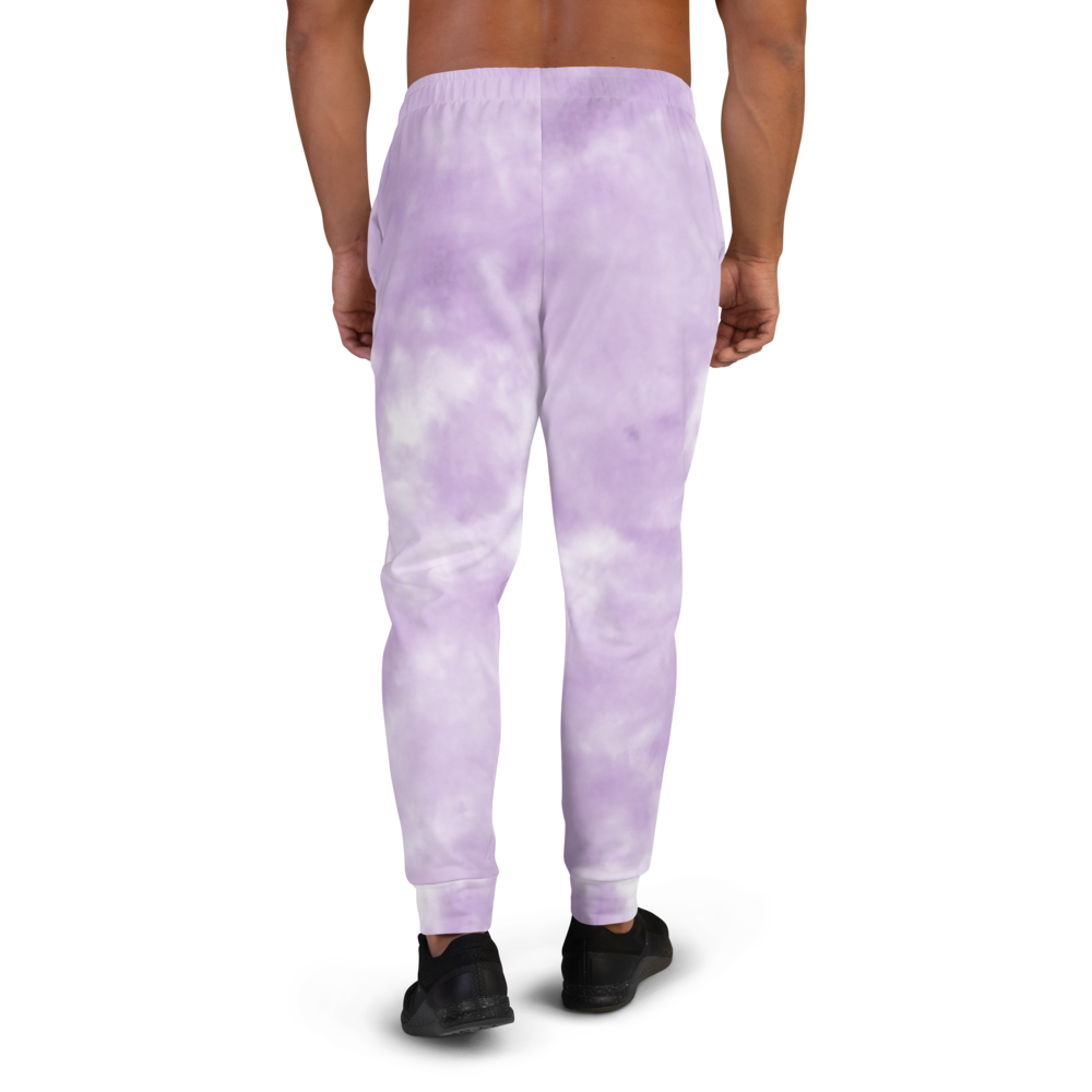 CRXWN | Drip or Dye Violet Photon Dust Ice Dye UNISEX Jogger Hearts Around the World Live Love Laugh