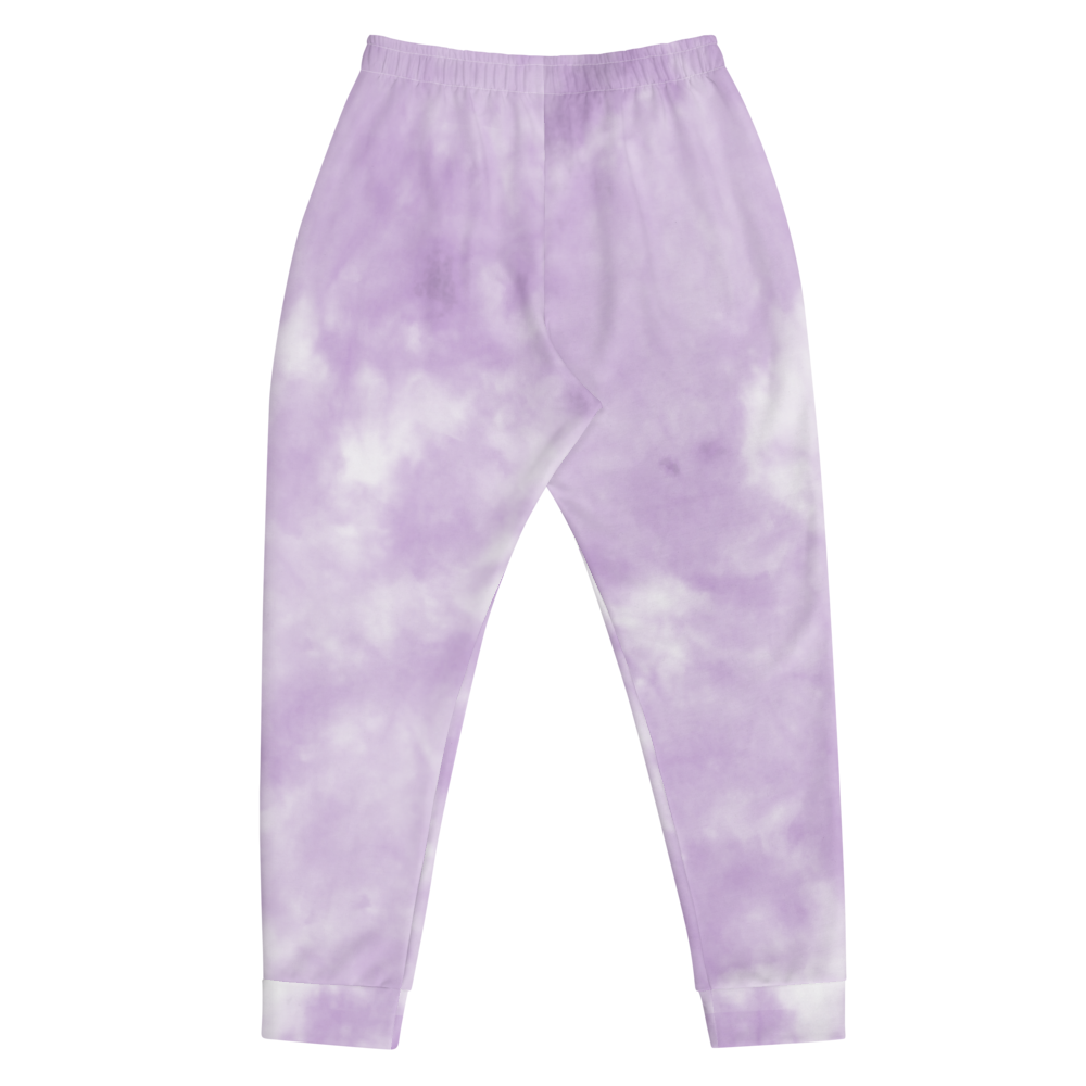 CRXWN | Drip or Dye Violet Photon Dust Ice Dye UNISEX Jogger Hearts Around the World Live Love Laugh