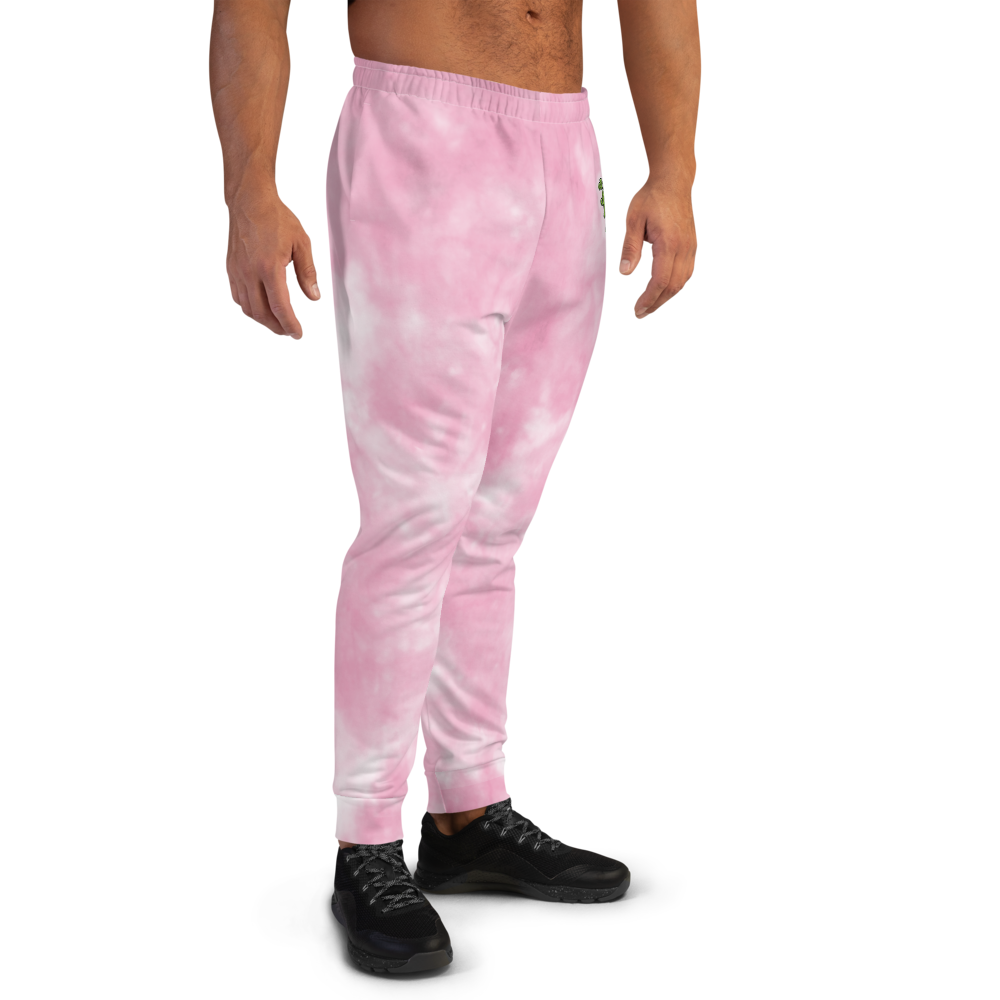 CRXWN | Drip or Dye Miami Nights Pink Foam Ice Dye UNISEX Joggers Hearts Around the World Live Love Laugh
