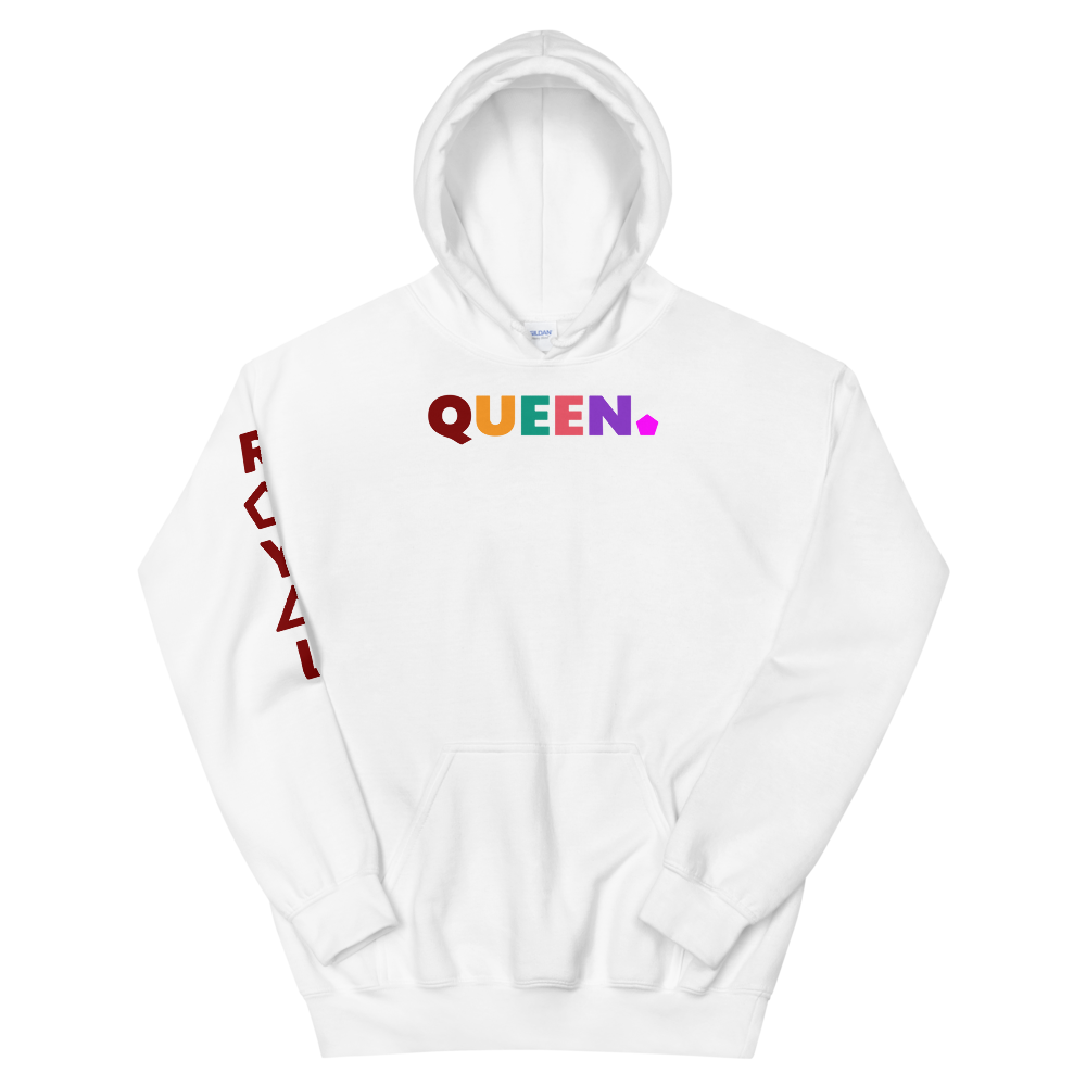 .R.O.Y.A.L. QUEEN BOiFRIEND HOODIE STATEMENT WH