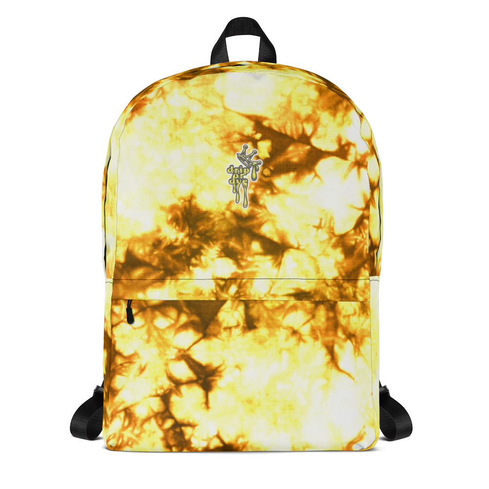 DRIP OR DYE | Cosmic Crush Ice Krackle Crystal Color Cloud Autumn Sunshine Thru Trees Tie Dye Lite Backpack