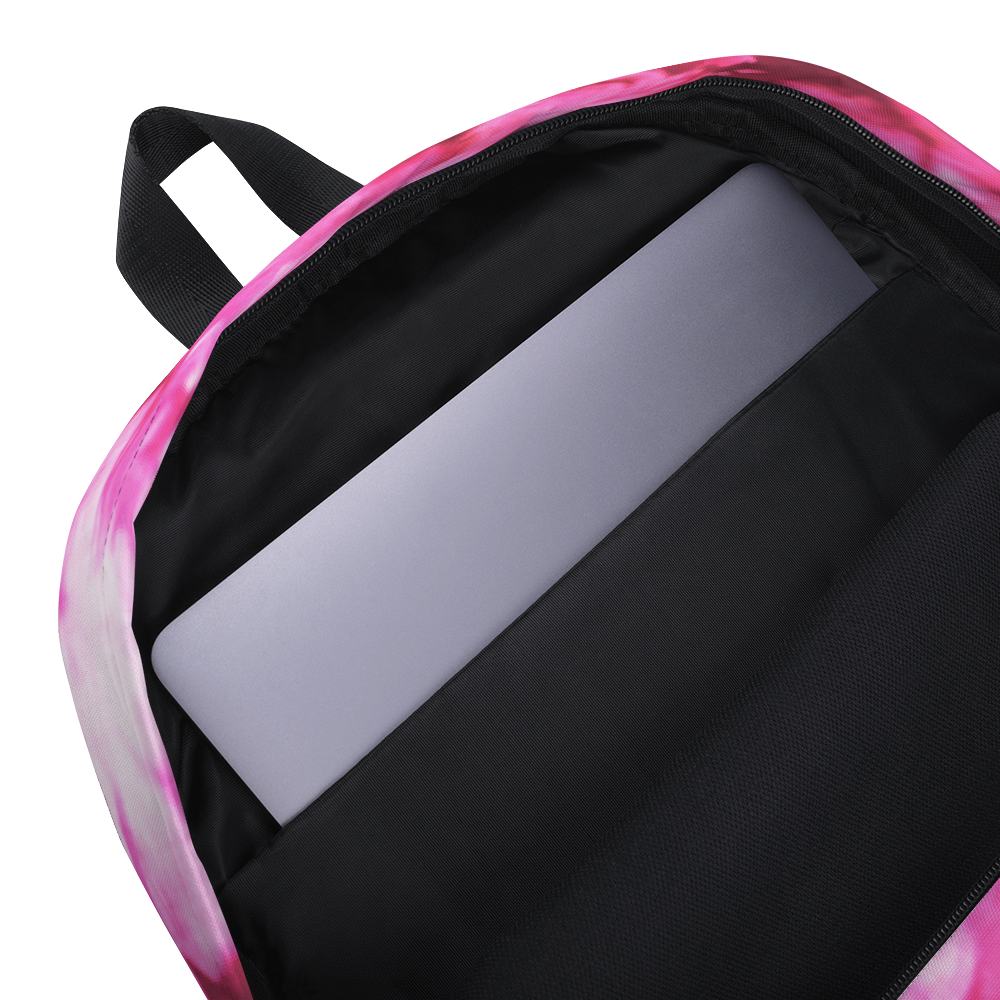 DRIP OR DYE | Cosmic Pynk Crush Ice Krackle Crystal Pink Color Cloud Tie Dye Lite Backpack