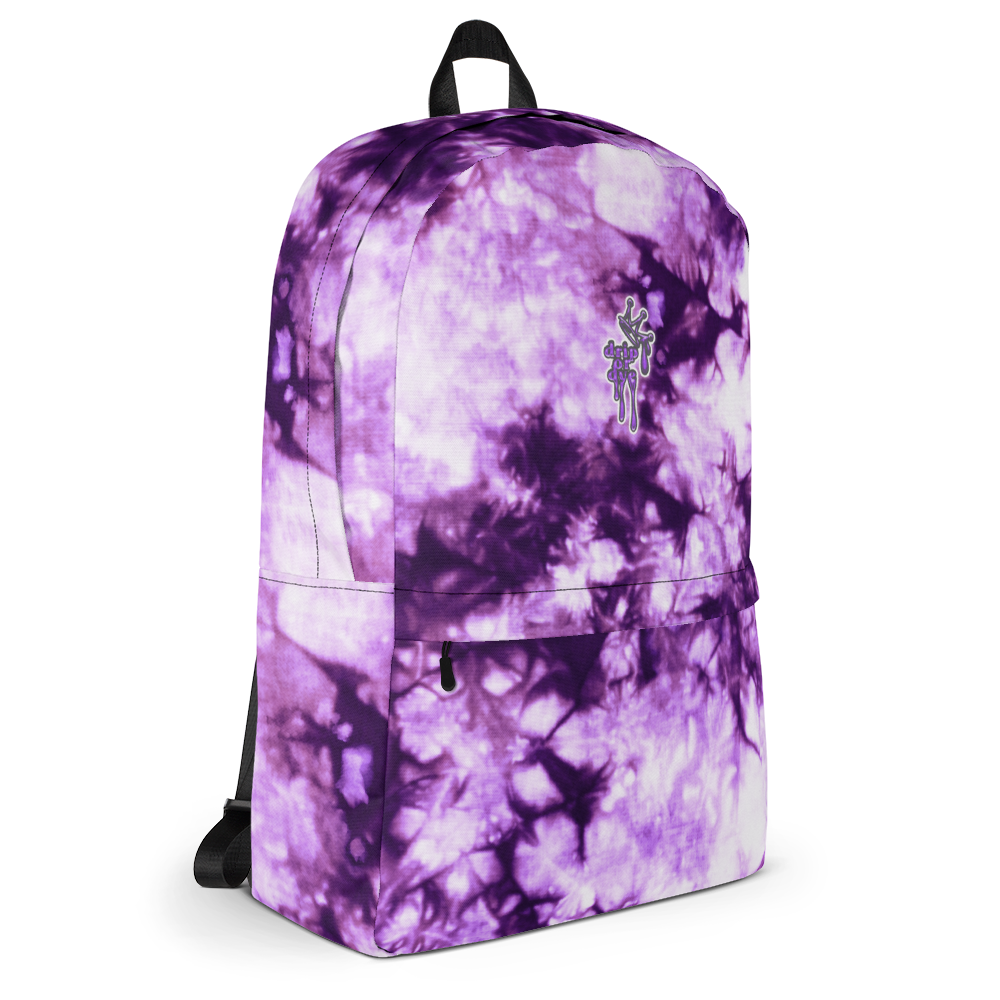 DRIP OR DYE | Cosmic Crush Ice Krackle Crystal Color Cloud Tie Dye Indigo Ink Lite Backpack