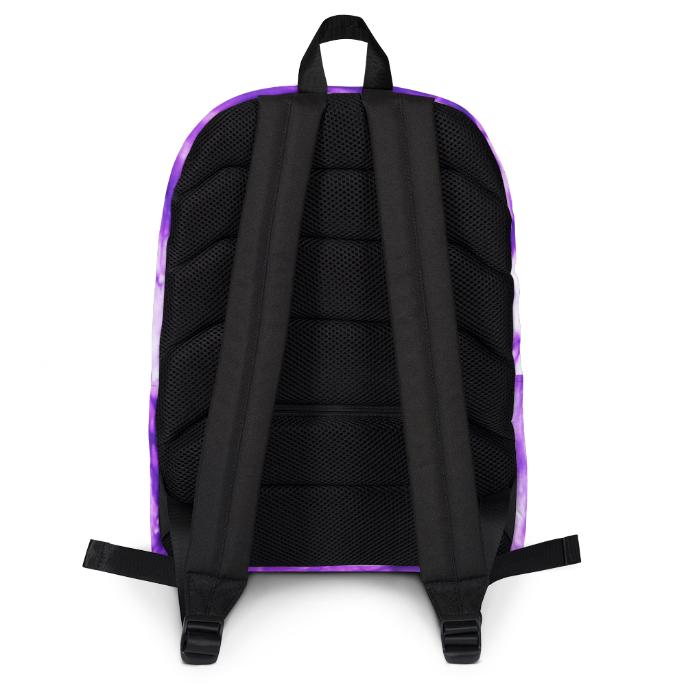 DRIP OR DYE | Cosmic Purple Crush Ice Krackle Crystal Color Cloud Tie Dye Lite Backpack