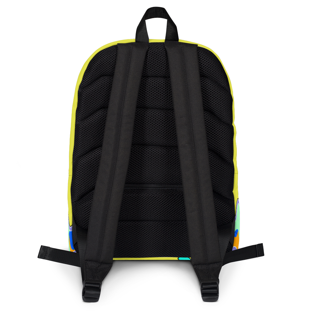 DRIP OR DYE | Checker Drip Backpack Dandelion Yellow